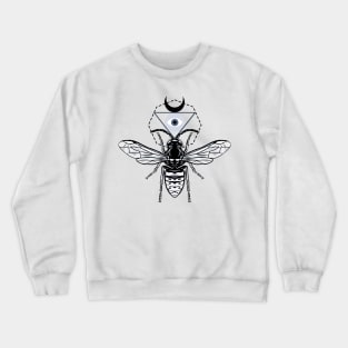 Bee Queen And All Seeing Eye Crewneck Sweatshirt